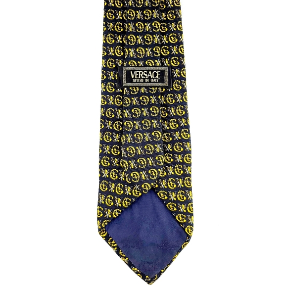 Versace Printed Silk Tie - Picture 2 of 4